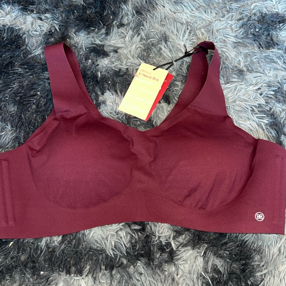Honeylove Burgundy Bra